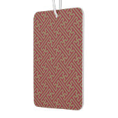 Sayagata Muster, Japanisch, Burgund und Gold Autolufterfrischer (Links)