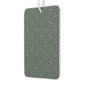 Sayagata Muster, Japanisch, Gold und Navy Blue Autolufterfrischer (Links)