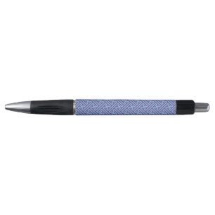 Sayagata-Muster, japanisch, Lila und blau Kugelschreiber