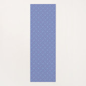 Sayagata-Muster, japanisch, Lila und blau Yogamatte (Rückseite)