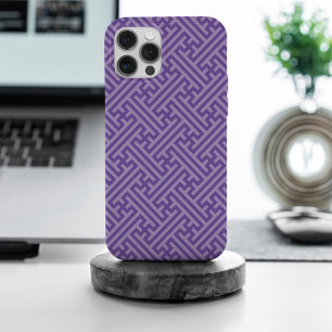 Sayagata-Muster, japanisch, Lila und rosa Case-Mate iPhone Hülle