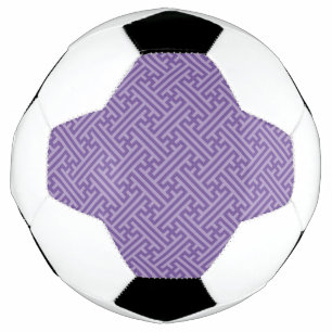 Sayagata-Muster, Japanisch, Lila und Rosa Fußball