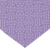 Sayagata-Muster, japanisch, Lila und rosa Kurzer Tischläufer (Ecke)