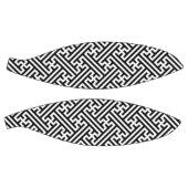 Sayagata-Muster, Japanisch, Schwarz und Weiß Basketball (Panele)