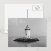 Saybrook Breakwater Light Postkarte (Vorne/Hinten)