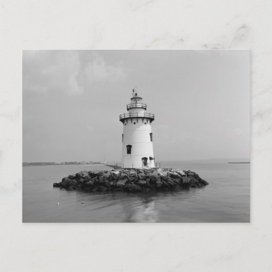 Saybrook Breakwater Light Postkarte (Vorderseite)