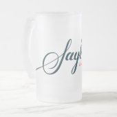 Saybrook mattierte Tasse (Vorderseite Links)