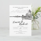 Saybrook Point Resort und Marina Venue Einladung (Stehend Vorderseite)