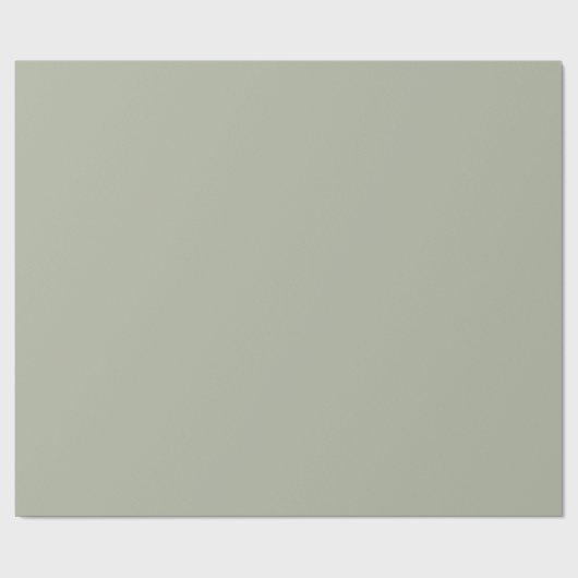 Saybrook Sage Solid Color Geschenkpapier (Flach)