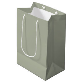 Saybrook Sage Solid Color Mittlere Geschenktüte