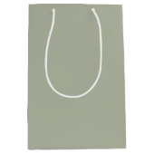Saybrook Sage Solid Color Mittlere Geschenktüte (Vorderseite)