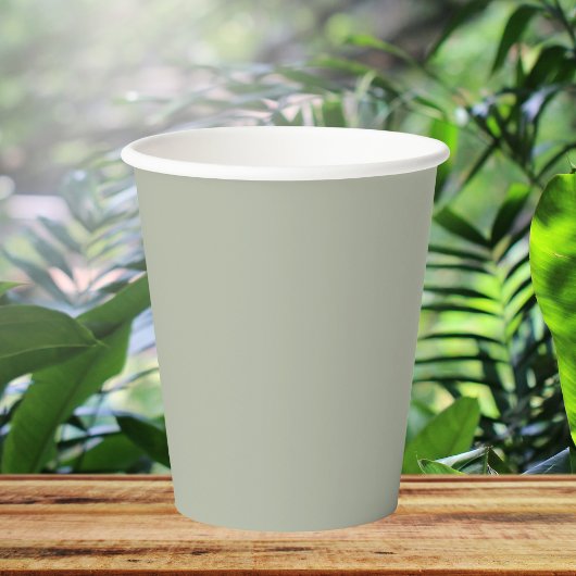 Saybrook Sage Solid Color Pappbecher