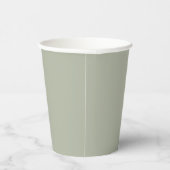 Saybrook Sage Solid Color Pappbecher (Rechts)