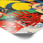 Sayen - Bäume, buntes Gemälde, Fotodruck (Ecke)