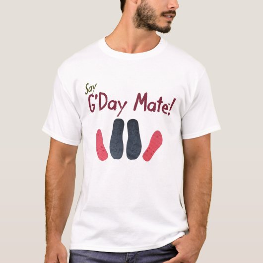 sayGDayThongs T-Shirt (Vorderseite)