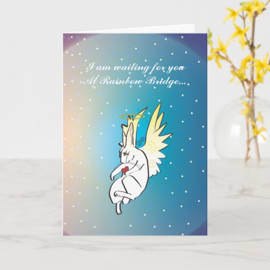 SAYING GOODBYE KARTE (Gelbe Blume)