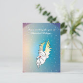 SAYING GOODBYE POSTKARTE (Stehend Vorderseite)