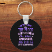 Saying I'm Not Clumsy Im Not Clumsy Sarcastic Wome Schlüsselanhänger (Vorderseite)