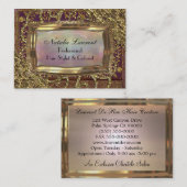 Saylavone elegantes berufliches visitenkarte (Vorne/Hinten)