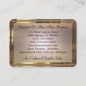 Saylavone Knight Elegante Beruflich Visitenkarte (Rückseite)