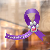 #SayNoToBeransa-Sensibilisierungskeilbänder Fensteraufkleber (Blatt 2)