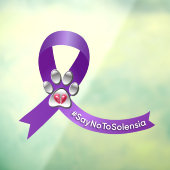 #SayNoToSolensia-Lesebrillbänder Fensteraufkleber (Blatt 3)