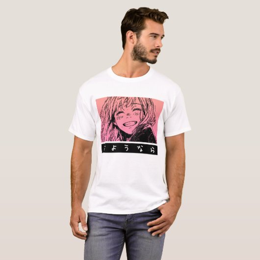 Sayonara Anime T-Shirt (Vorne ganz)