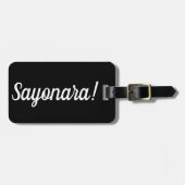 Sayonara Gepäckanhänger (Vorderseite horizontal)