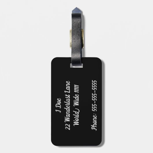 Sayonara Gepäckanhänger (Rückseite vertikal)