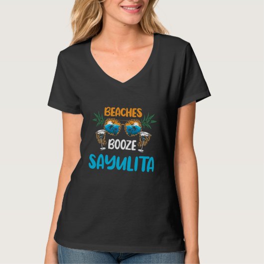 Sayulita Beaches Mexico Vacation Party Matching T-Shirt (Vorderseite)