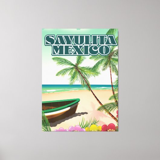 Sayulita Mexico Strandposter Leinwanddruck (Vorderseite)
