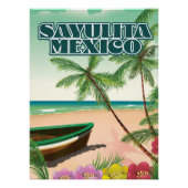 Sayulita Mexico Strandposter Poster (Vorderseite)