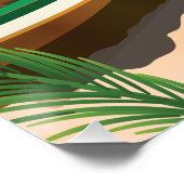 Sayulita Mexico Strandposter Poster (Ecke)