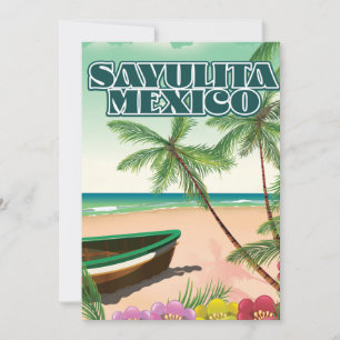 Sayulita Mexico Strandposter Save The Date
