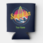 Sayulita Mexico Surfer Vintag Wave Sunset Bigwave Dosenkühler (Vorderseite)