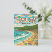 Sayulita Mexiko Postkarte (Stehend Vorderseite)