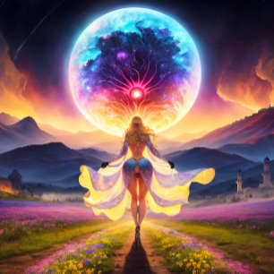 Sayyida Leinwanddruck