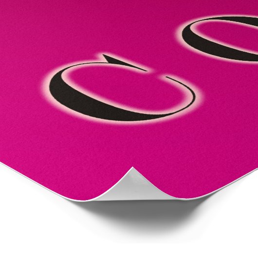 Sazerac Cocktail Poster (Ecke)