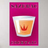 Sazerac Cocktail Poster (Vorne)