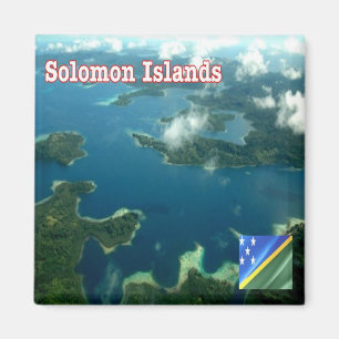 SB007 SOLOMON INSELN, Ozeanien, Kühlschrank Magnet