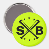 SB - Softball Magnet (Vorderseite/Rückseite)
