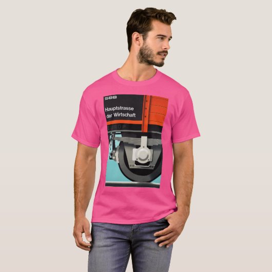 Sbb Europ Bahn Hauptstraße der Wirtschaft T-Shirt (Vorne ganz)