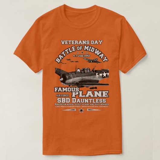 SBD Dauntless Battle of Midway T-Shirt (Design vorne)