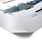 SBD Dauntless Dive Bomber of Bomber 6 (VB-6) Fotodruck (Ecke)