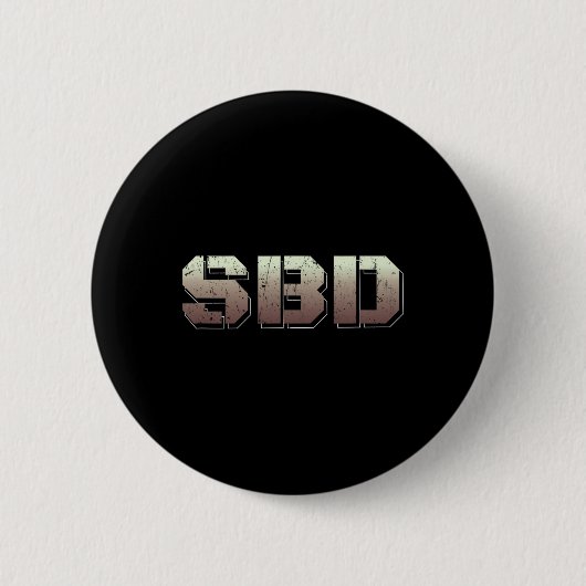 Sbd Squat Bench Deadlift Powerlift Button (Vorderseite)