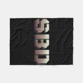 Sbd Squat Bench Deadlift Powerlift Fleecedecke (Vorderseite (Horizontal))