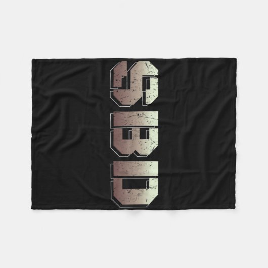 Sbd Squat Bench Deadlift Powerlift Fleecedecke (Vorderseite (Horizontal))