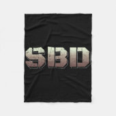 Sbd Squat Bench Deadlift Powerlift Fleecedecke (Vorderseite)