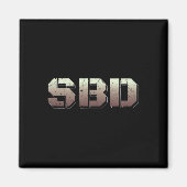 Sbd Squat Bench Deadlift Powerlift Magnet (Vorne)