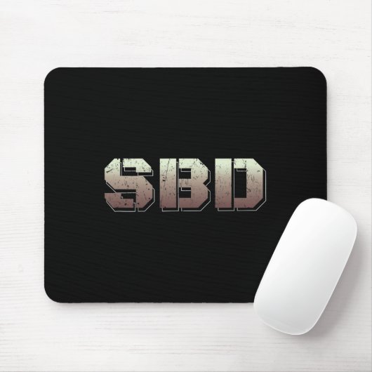 Sbd Squat Bench Deadlift Powerlift Mousepad (Mit Mouse)